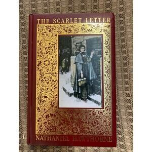 The Scarlet Letter Nathaniel Hawthorne Trident Press Deluxe Edition Gold Gilt